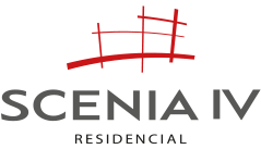 Logo Scenia Residencial Smart Home Grupo Lobe